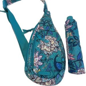 Vera Bradley Sling Backpack and umbrella